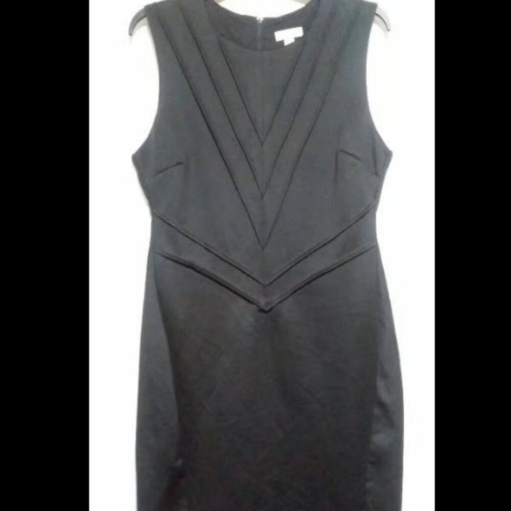 Bisou Bisou Women's Black Sleeveless Knee-Length Dress Sz 12